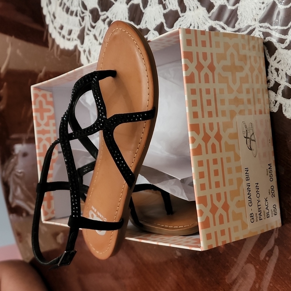 Gianni Bini Rhinestone Sandals